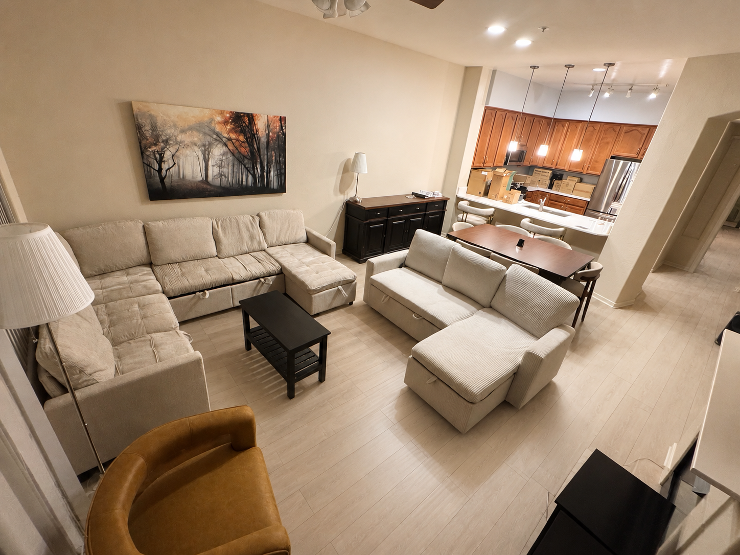 New flooring and interior upgrades